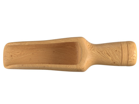 Wooden scoop 3D-Modell