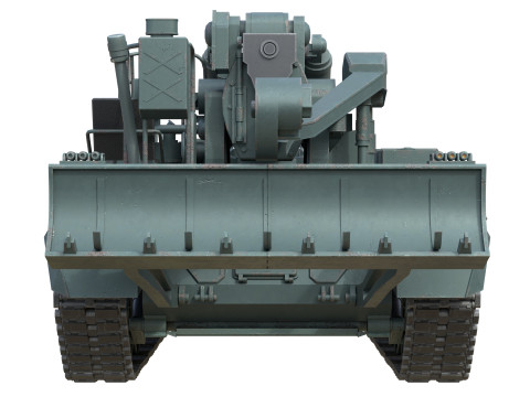2S7 Pion Self Propelled Heavy Artillery 3D 모델
