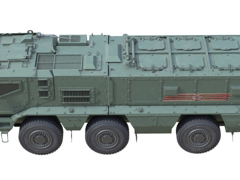 KAMAZ 63968 Typhoon MRAP Vehicle 3D 모델