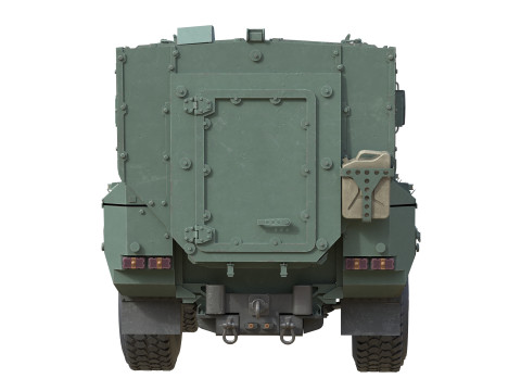 KAMAZ 63968 Typhoon MRAP Vehicle 3D 모델