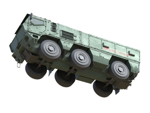 KAMAZ 63968 Typhoon MRAP Vehicle 3D 모델