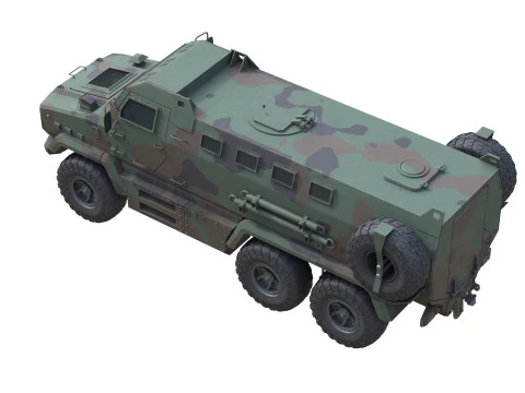 Veicolo militare Kraz Shrek Modello 3D