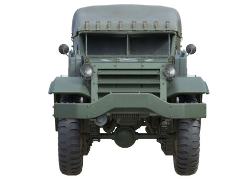 M5 Half Track Carrier 3D Модель