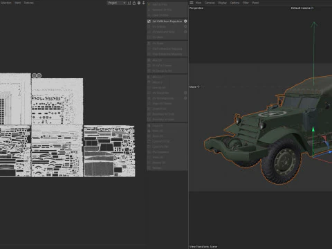 M5 Half Track Carrier 3D Model