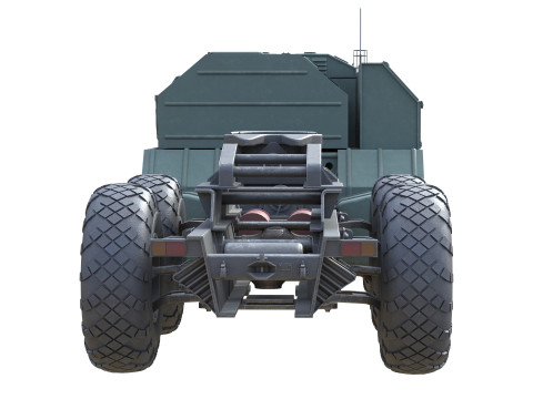 MAZ 74106 Semi Trailer 3D Model