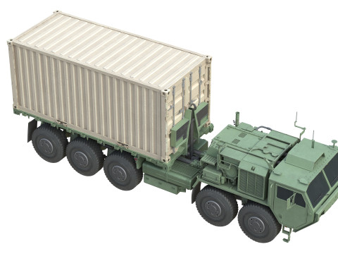 Oshkosh PLS A1 M1074A1 Contianer Truck Model 3D