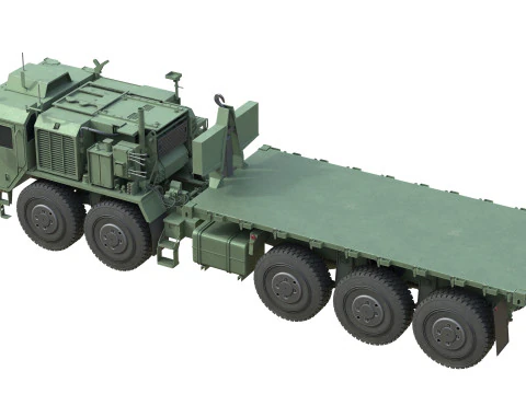 Camion portacontainer Oshkosh PLS A1 M1074A1 Modello 3D