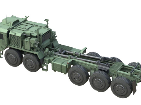 Camion portacontainer Oshkosh PLS A1 M1074A1 Modello 3D