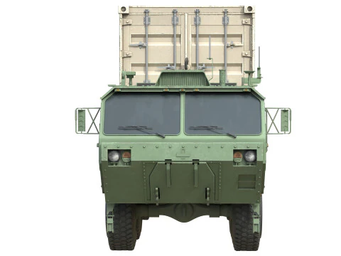 Camion portacontainer Oshkosh PLS A1 M1074A1 Modello 3D
