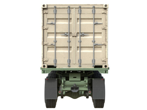 Oshkosh PLS A1 M1074A1 Contianer Truck Model 3D