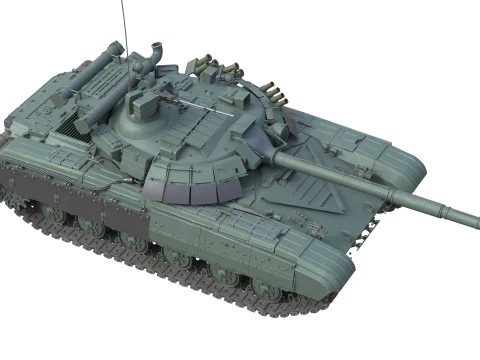 T64 Main Battle Tank 3D Model