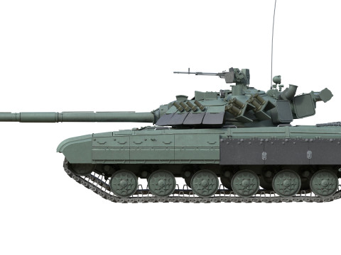 T64 Main Battle Tank Model 3D