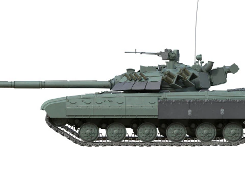 T64 Main Battle Tank 3D Model