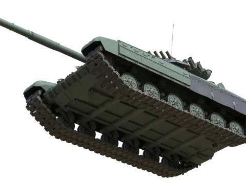 T64 Main Battle Tank 3D Model