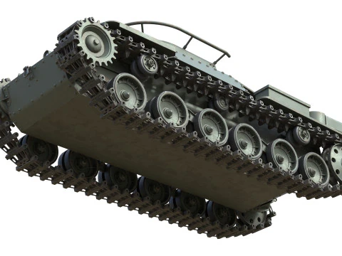 Type 97 Chi-Ha medium tank 3D Model