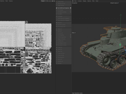 Type 97 Chi-Ha medium tank Modello 3D