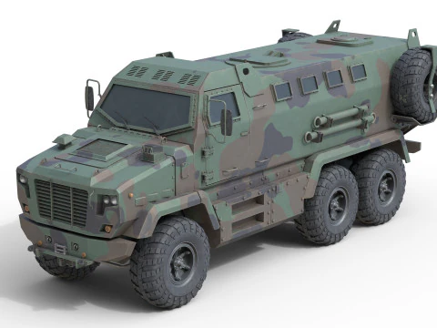 5 Military Vehicles Collection V31 3D Model