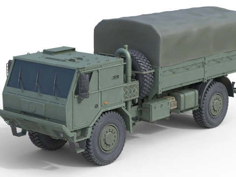 5 Military Vehicles Collection V32 3D Model