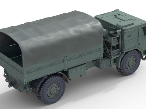 5 Military Vehicles Collection V32 3D Модель
