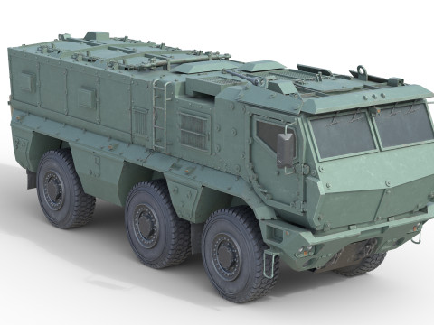 10 Military Vehicle Collection v16 3D Модель