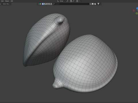 Almond green Modelo 3D