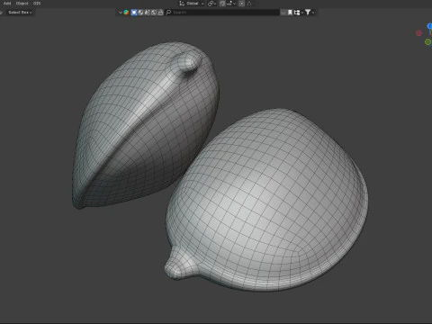 Almond green 3D Model