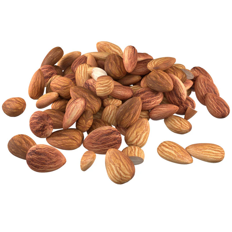 Almond pile 3D Model .c4d .max .obj .3ds .fbx .stl .blend 