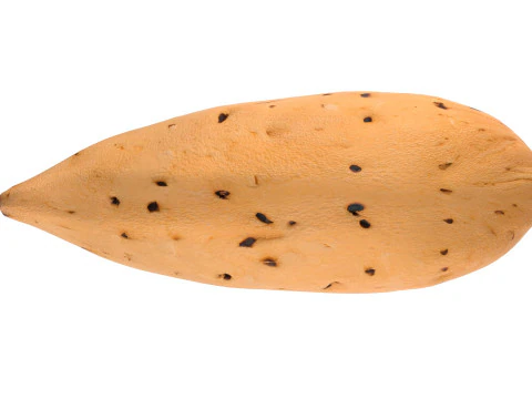 Almond shell v3 3D Model