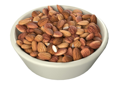 Almonds bowl 3D Model