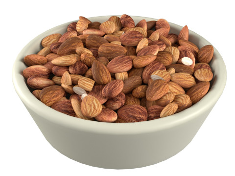 Almonds bowl 3D Model