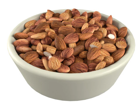 Almonds bowl 3D Model