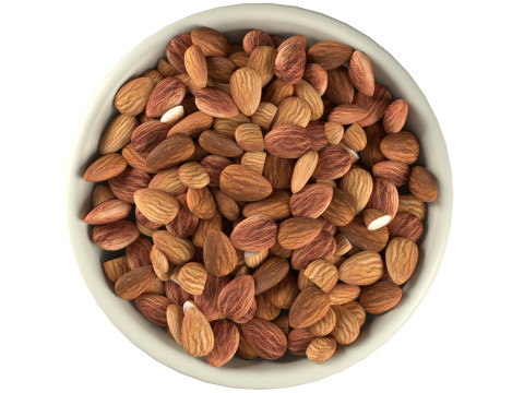 Almonds bowl 3D Model