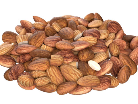 Almonds bowl 3D Model