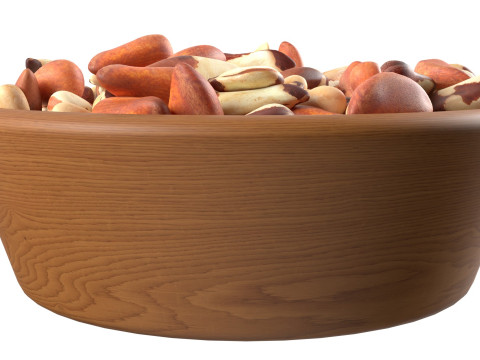 Brazilian nut bowl Modelo 3D