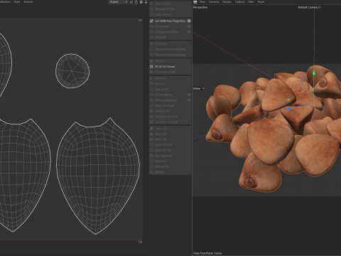 Buckwheat pile Modèle 3D