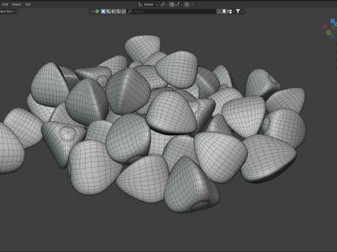 Buckwheat pile Modèle 3D