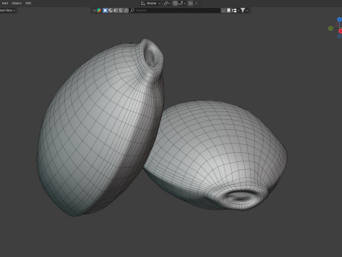 Cannabis seed Modelo 3D