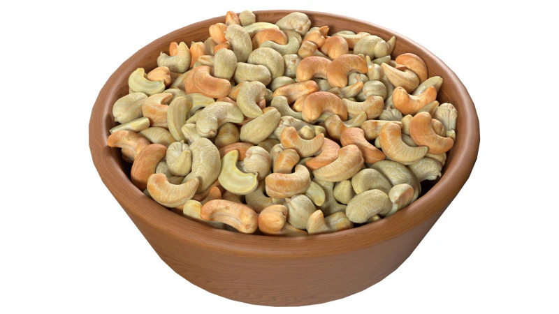 Cashew Bowl 3D Model .c4d .max .obj .3ds .fbx .stl .blend