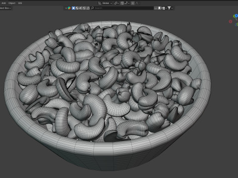 Cashew Bowl Modelo 3D