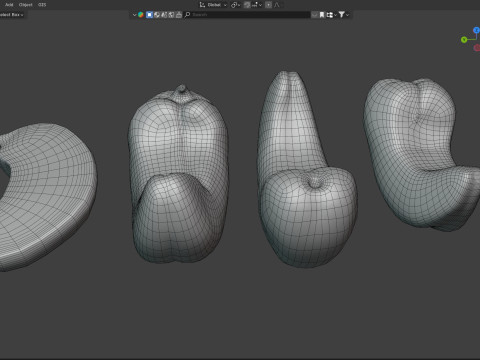 Cashew Nuts 3D-Modell
