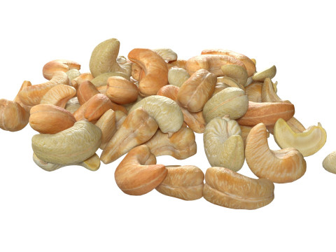 Cashew pile 3D मॉडल