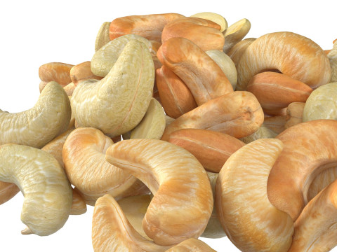 Cashew pile 3D मॉडल