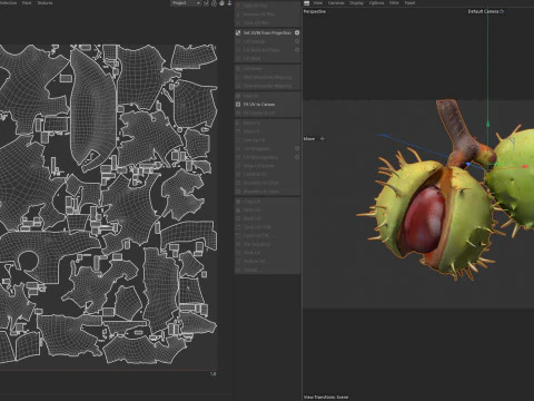 Chesnut green v2 3D Model