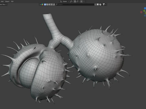 Chesnut green v2 3D Model