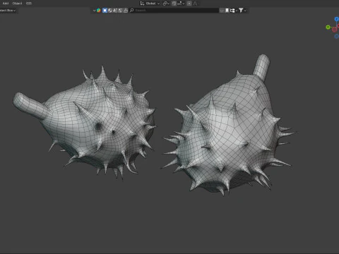 Chestnut green 3D Model