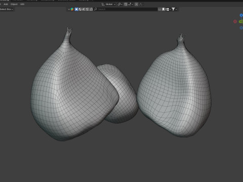 Chestnut kernel 3D 模型