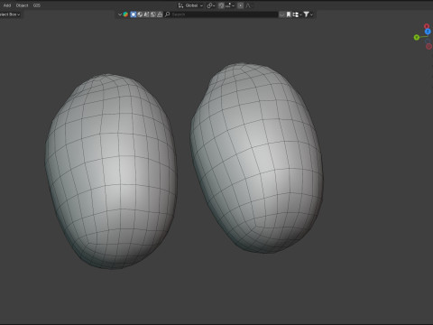 Chia seed 3Dモデル