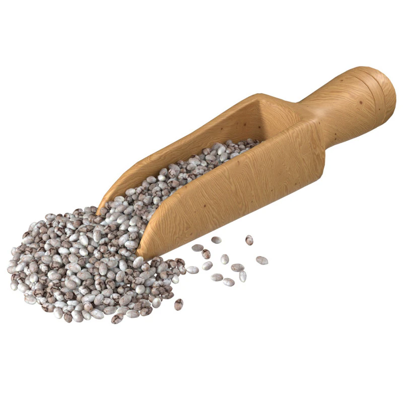 Chia seed scoop 3D Model .c4d .max .obj .3ds .fbx .stl .blend 