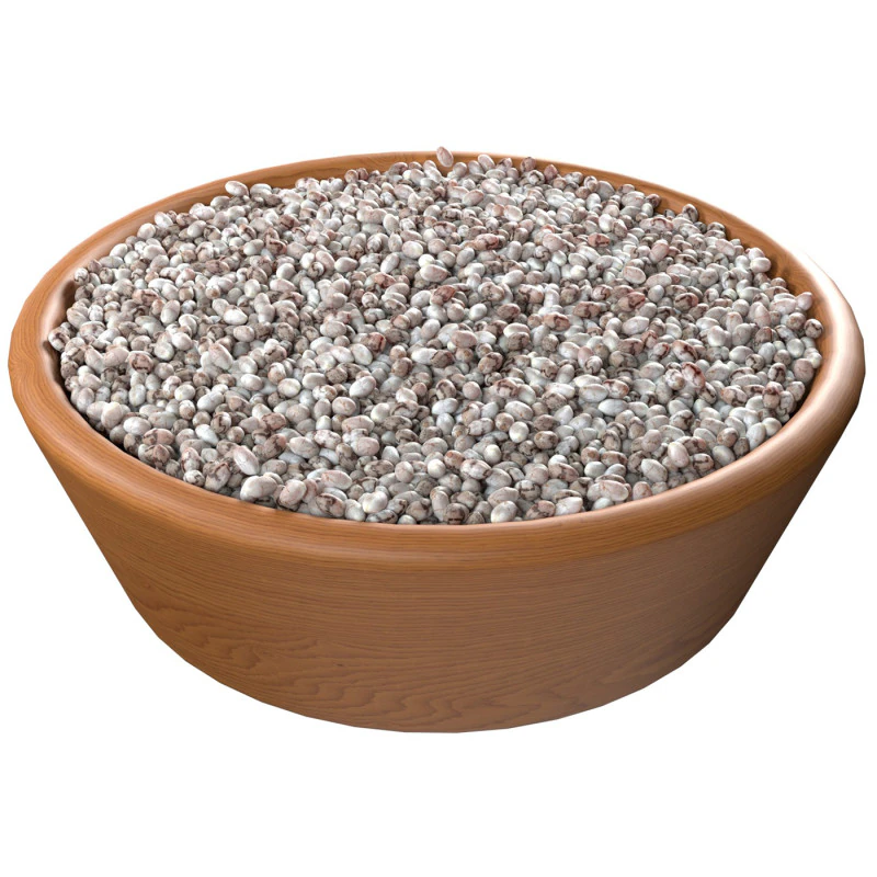 Chia Seeds Bowl 3D Model .c4d .max .obj .3ds .fbx .stl .blend 