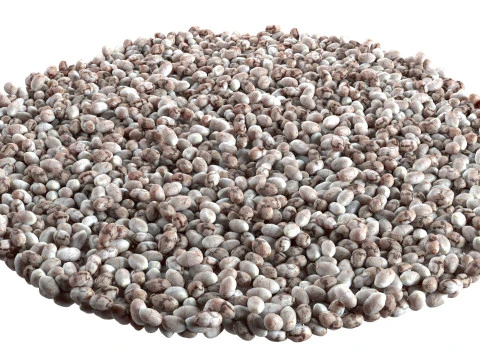 Chia Seeds Bowl 3D Model